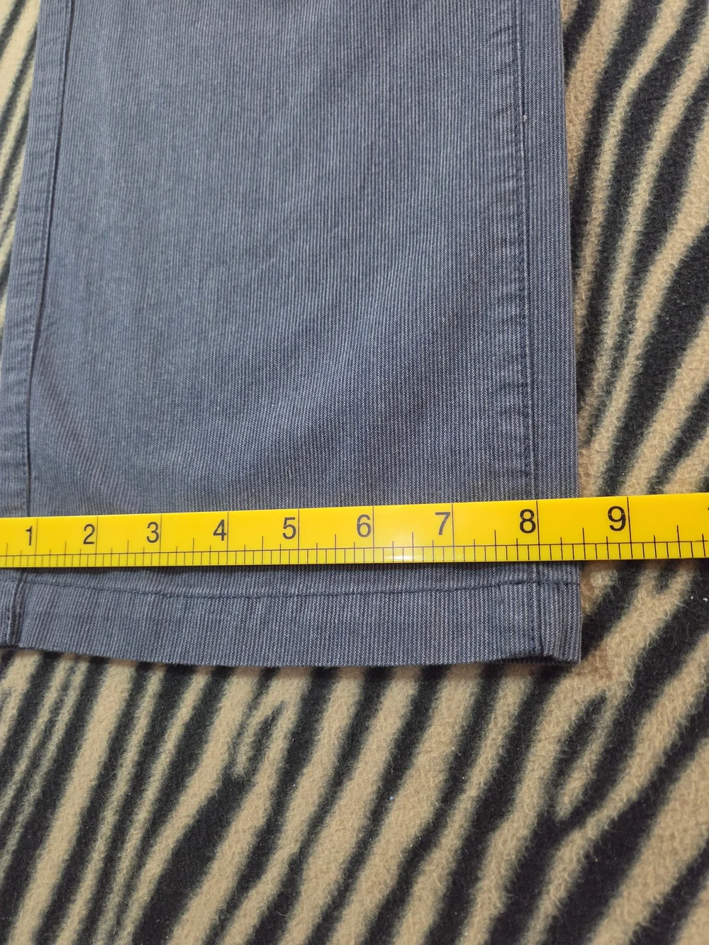 Banana Republic Kentfield Pants 35x32 Blue Striped 100% Cotton